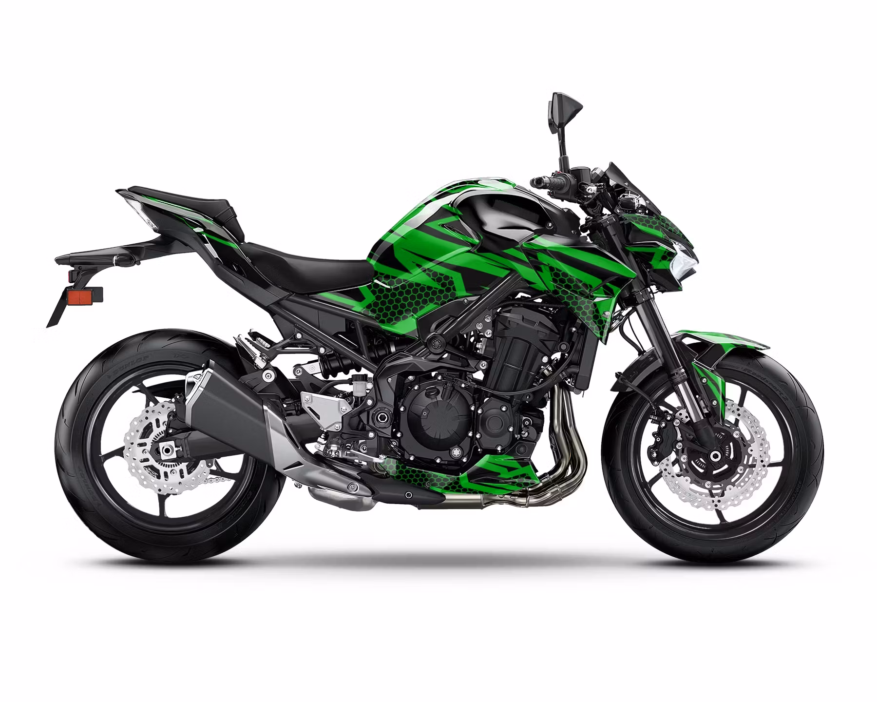 "Hexagon" Street Bike Graphics - Design on Demand