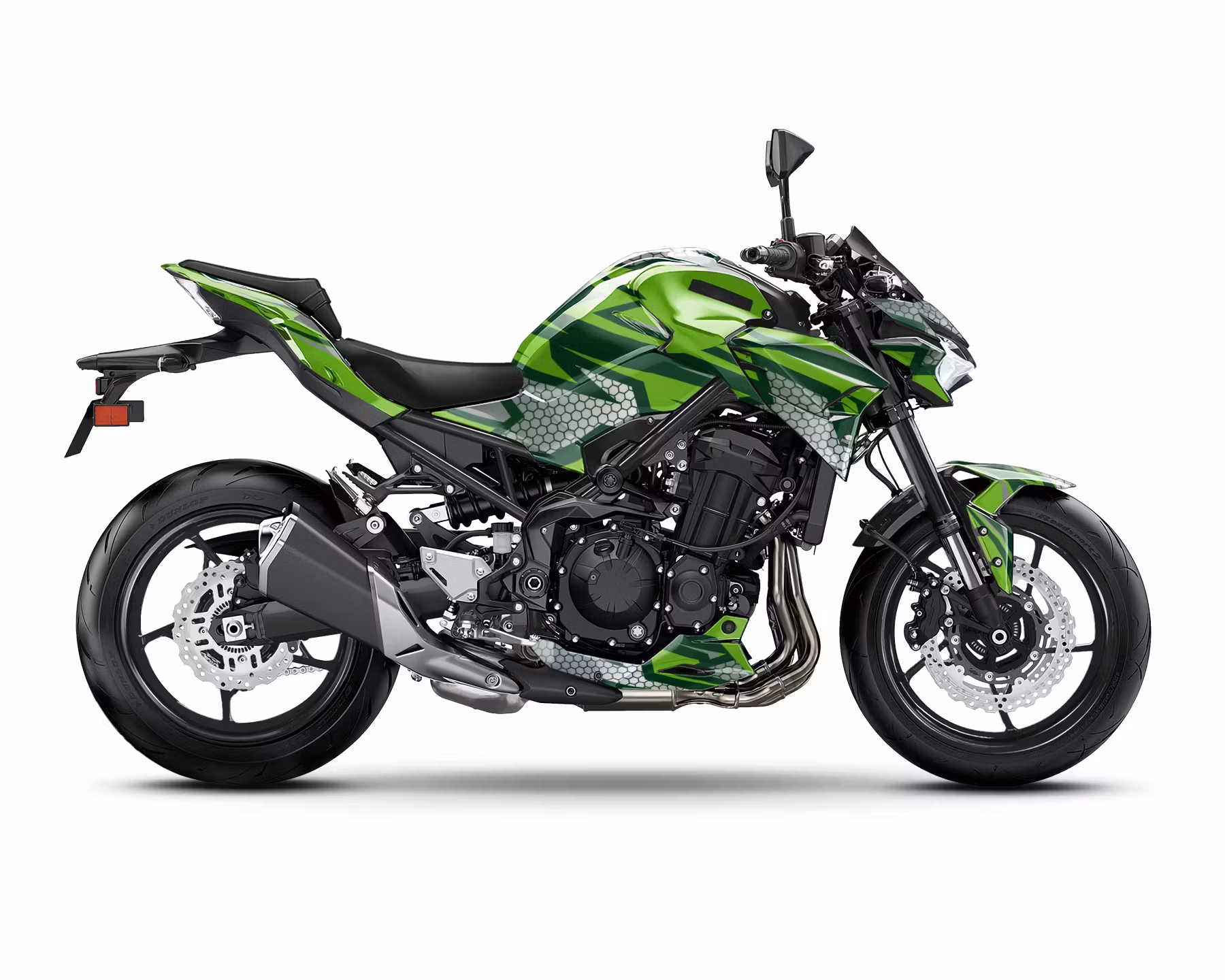 "Hexagon" Street Bike Graphics - Design on Demand