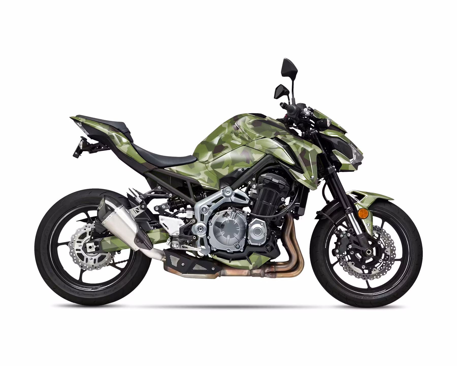 "Camo" Street Bike Graphics - Design on Demand