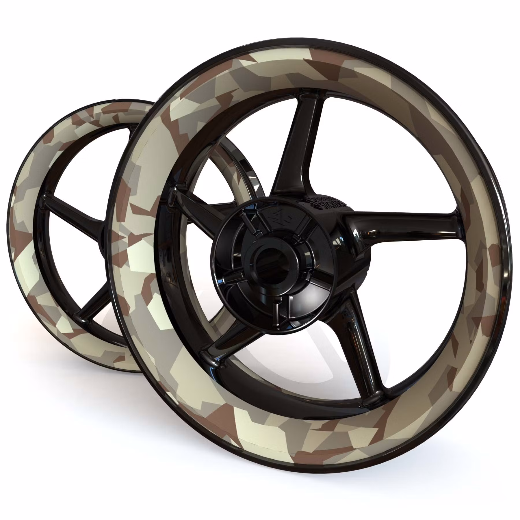"Camo" - Felgenaufkleber