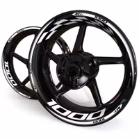 Wheel Stickers - Fits Z1000 - "Checker"