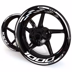 Velg Stickers - Voor Z1000 - "Checker"
