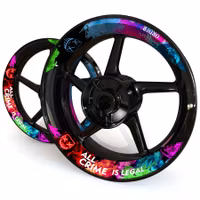 "Purge" Wheel Stickers - Two Piece