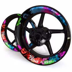 "Purge" Wheel Stickers - Two Piece