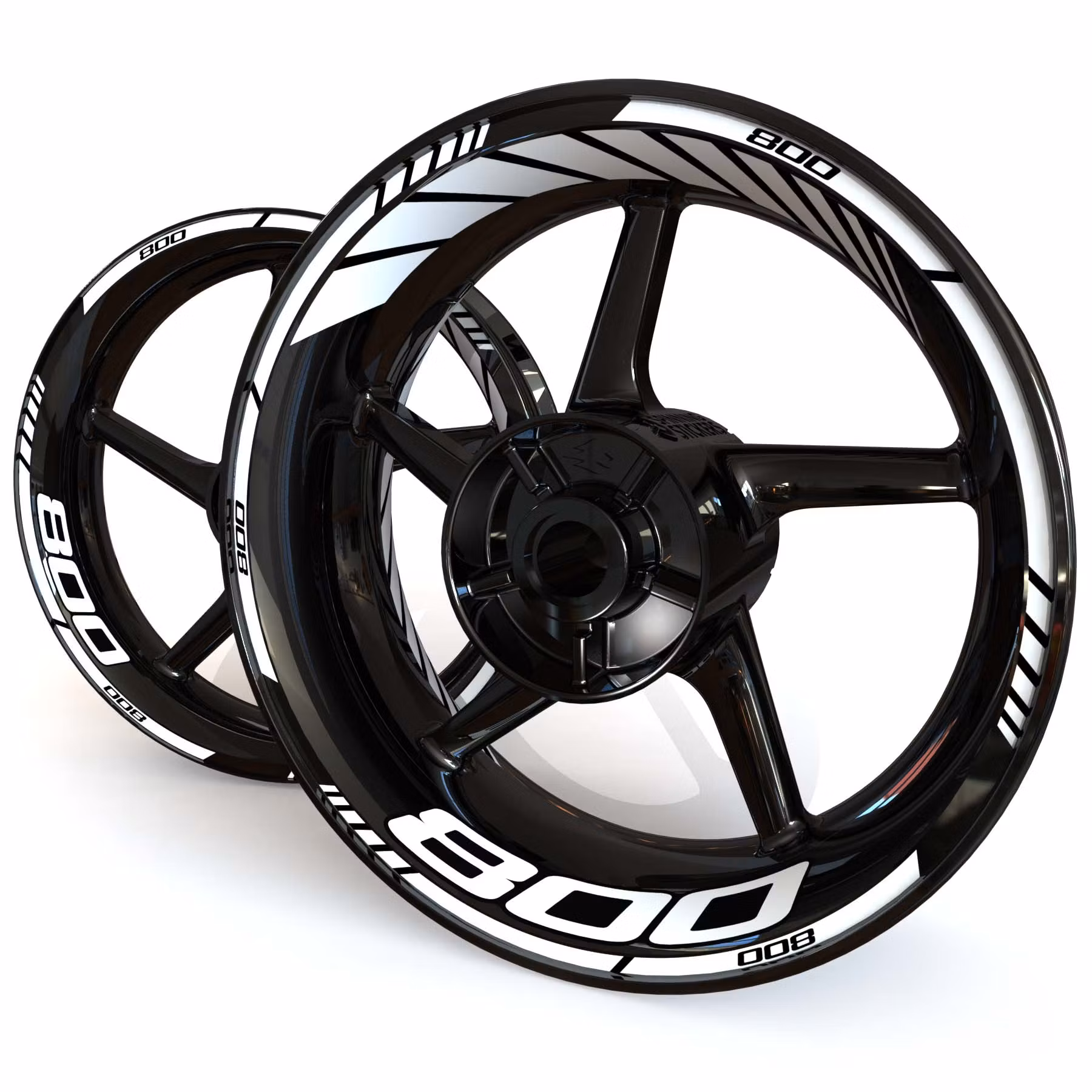 Stickers de jantes - Pour Z800 - "Classic"