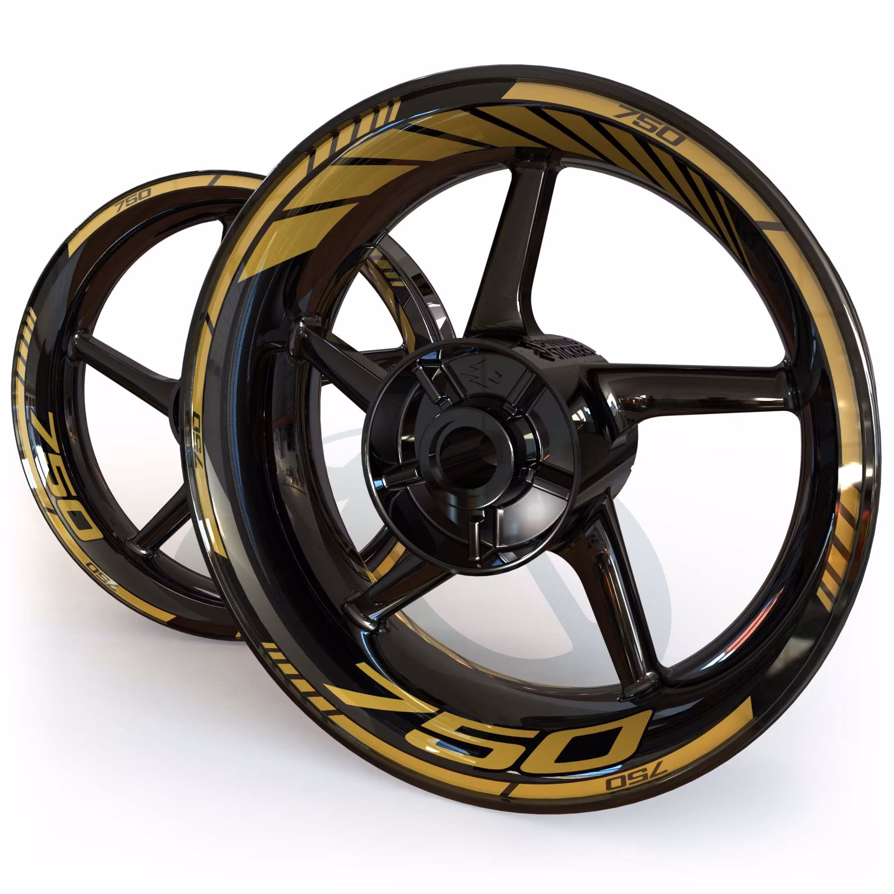 Adhesivos para llantas - Para Z750 - "Classic"