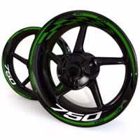 Wheel Stickers - Fits Z750 - "Checker"