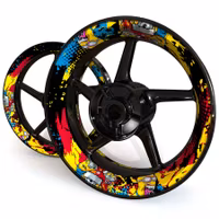 "Frantic" Wheel Stickers