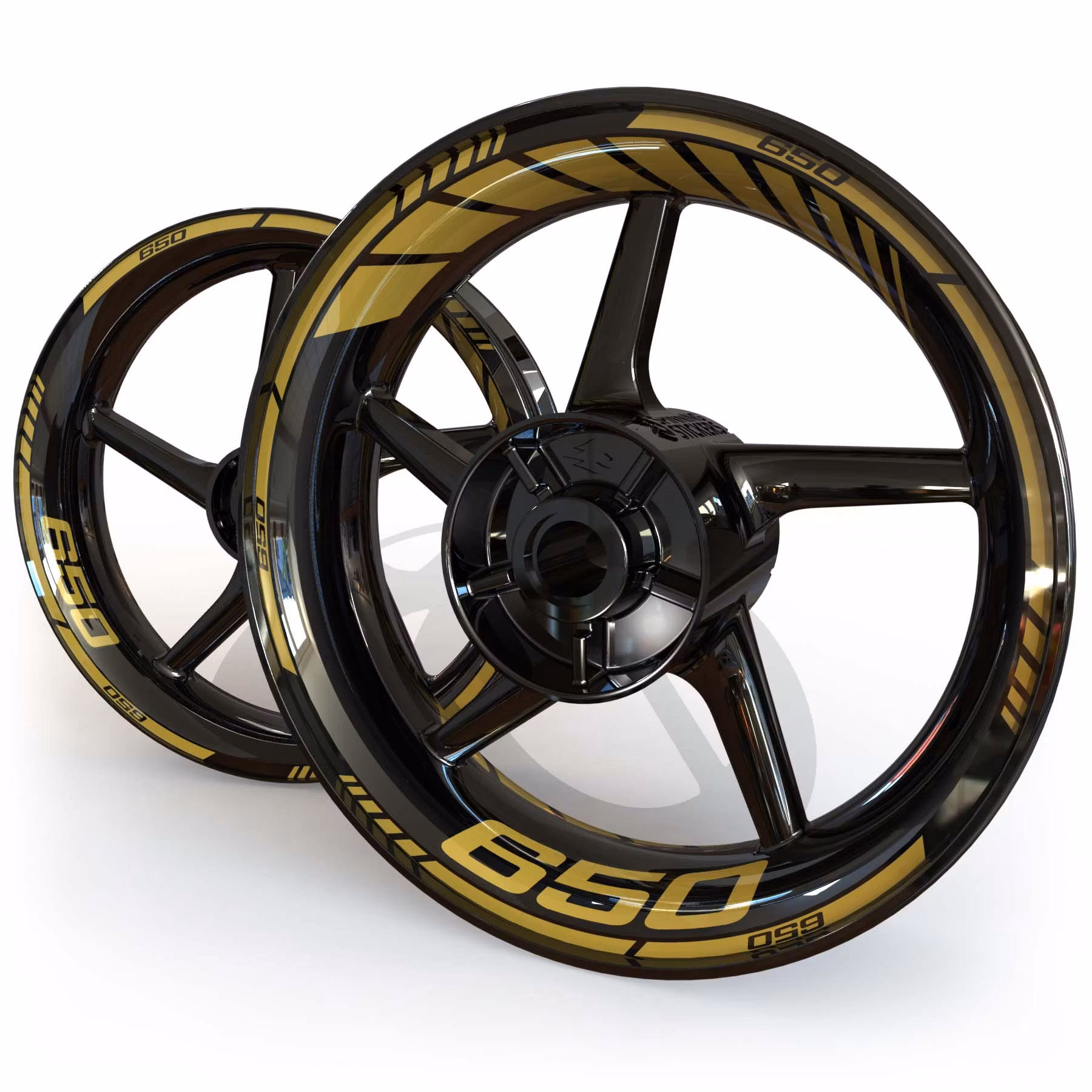 Wheel Stickers - Fits Z650 - "Classic"