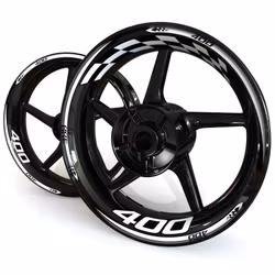 Wheel Stickers - Fits Z400 - "Checker"