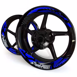 "Wrath" Wheel Stickers - Two Piece