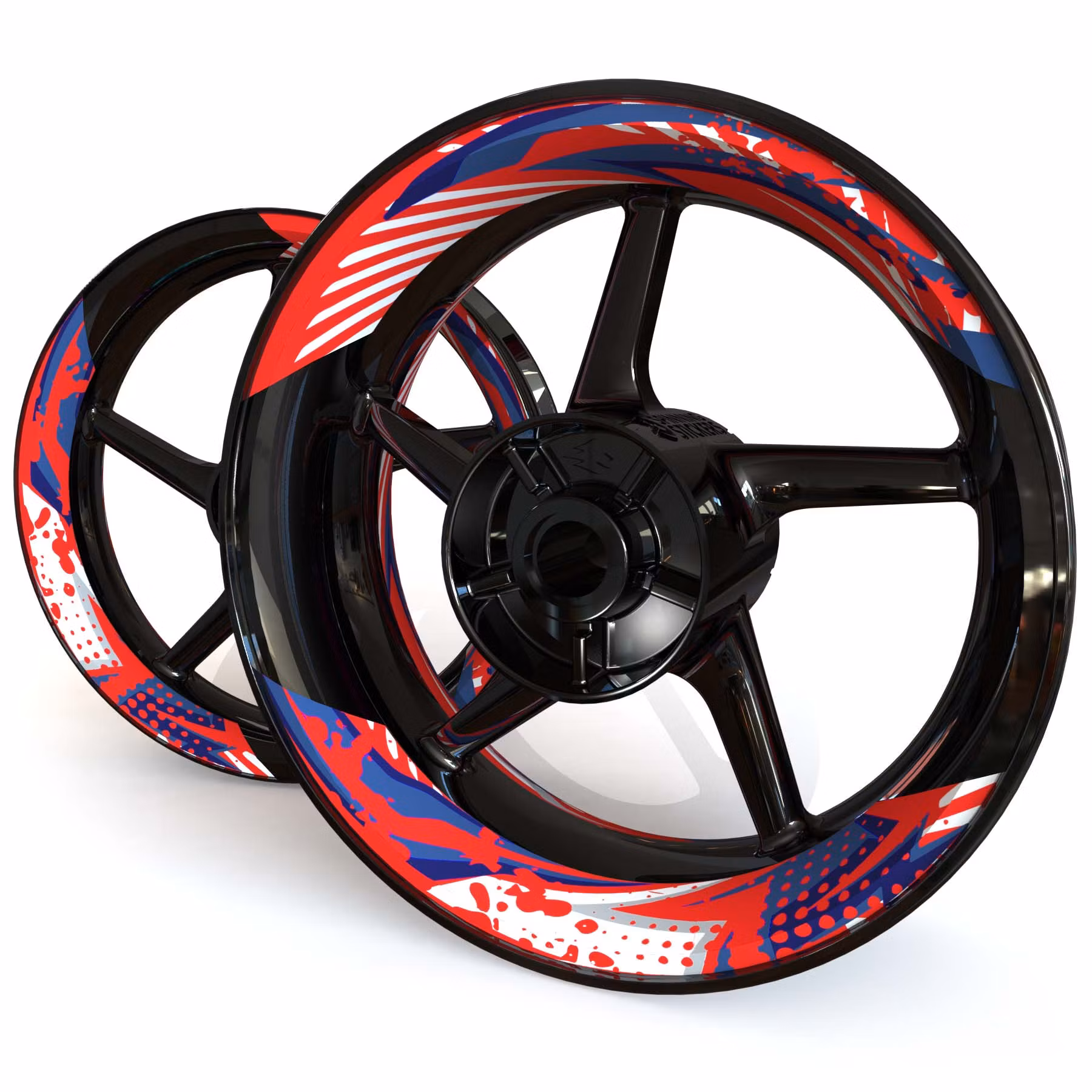 "Wrath" Stickers de jantes - deux pièces