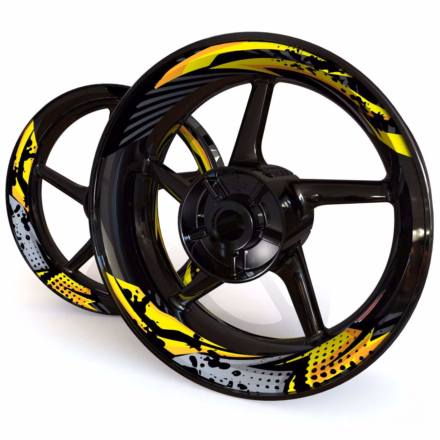 "Wrath" Stickers de jantes - deux pièces