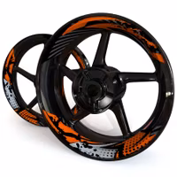 "Wrath" Wheel Stickers - Two Piece