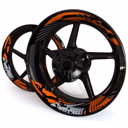 "Wrath" Wheel Stickers - Two Piece