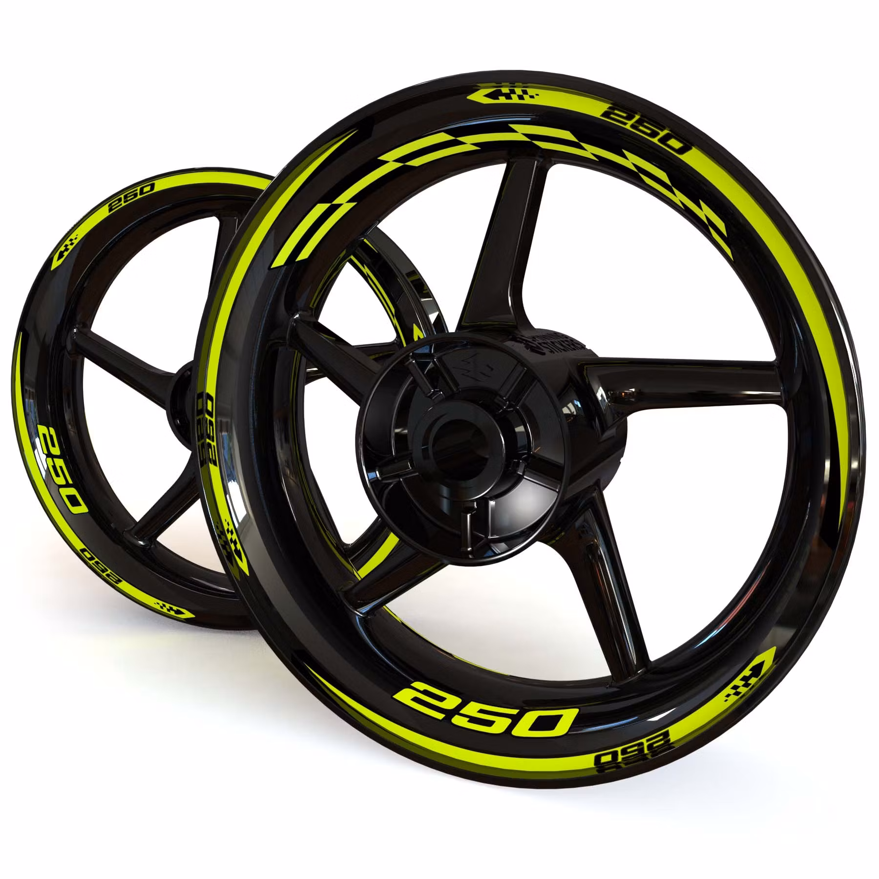 Wheel Stickers - Fits Z250 - "Classic"