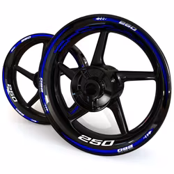 Wheel Stickers - Fits Z250 - "Checker"