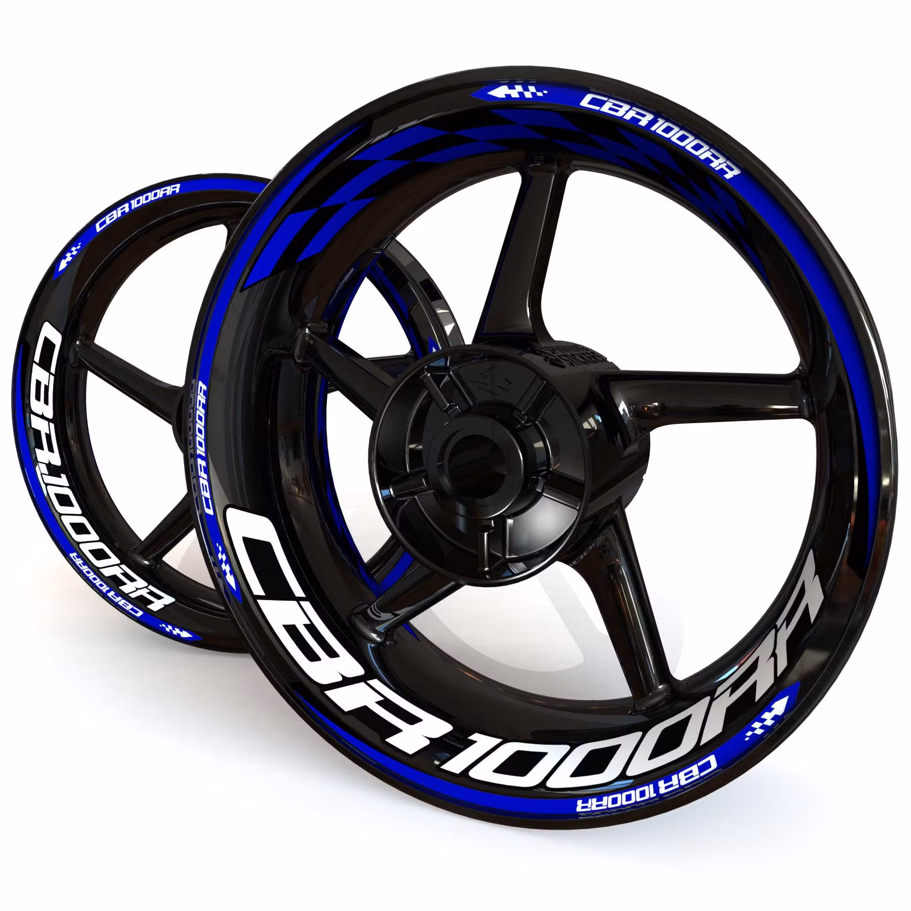 CBR1000RR Stickers de jantes - "Checker"