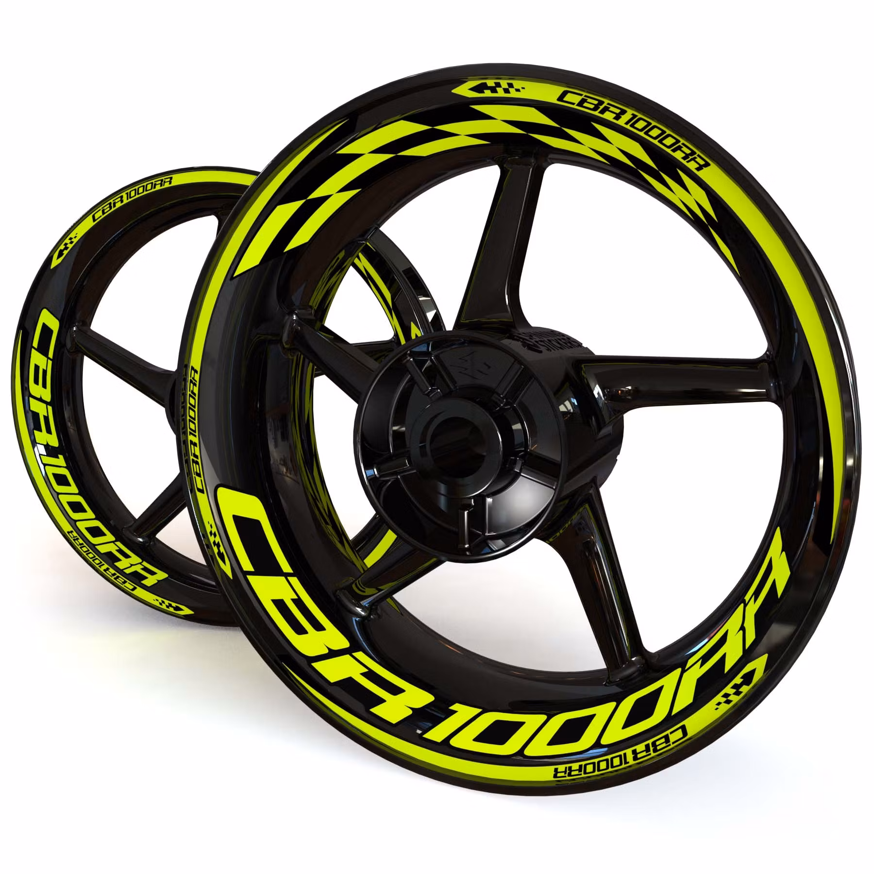 CBR1000RR Stickers de jantes - "Checker"