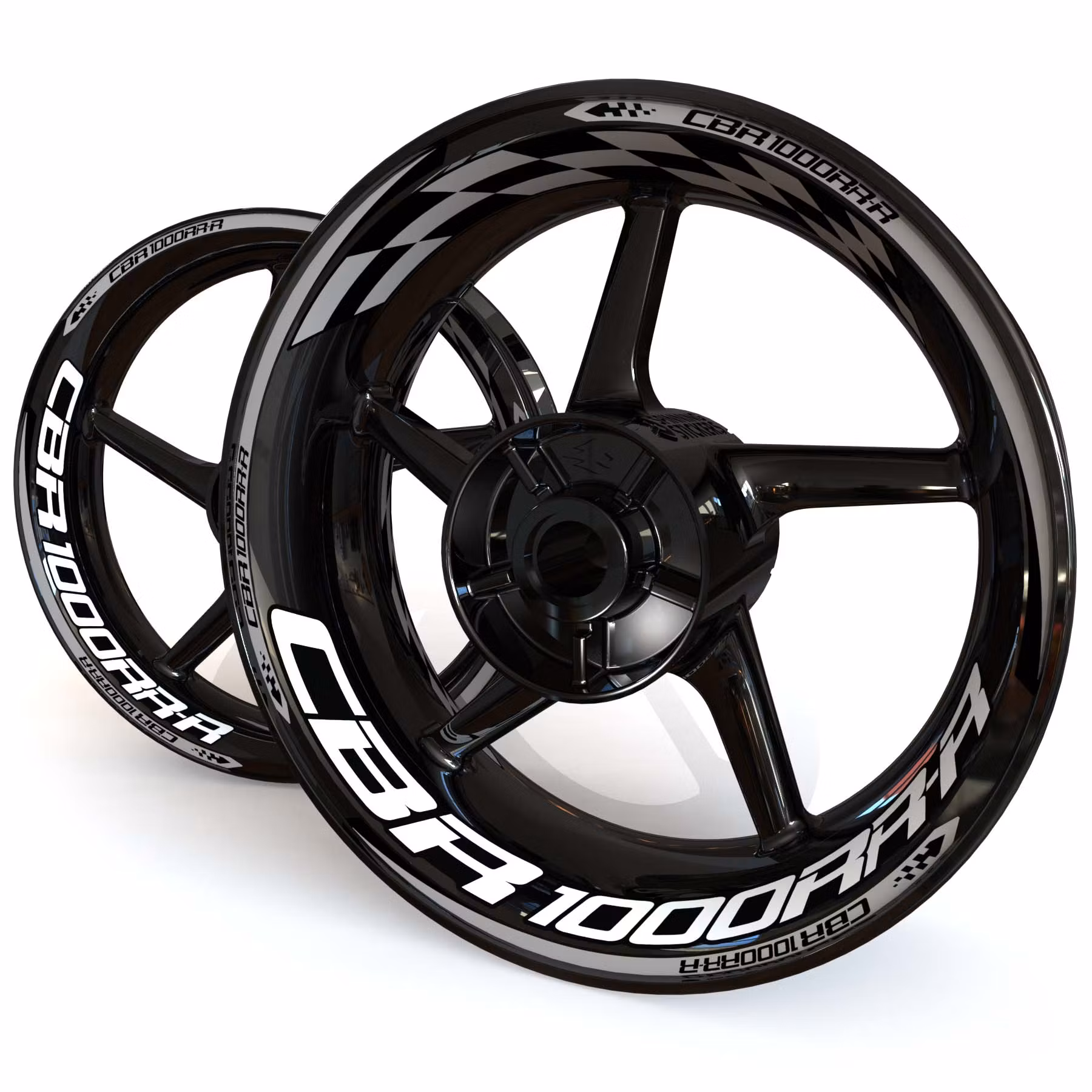 CBR1000RR-R Velg Stickers - "Checker"