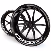 CB1000R Wheel Stickers - "Checker"