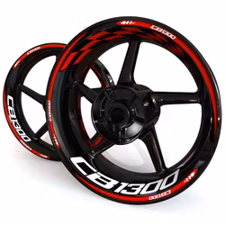 CB1300 Wheel Stickers - "Checker"