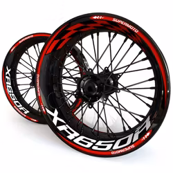 XR650R Wheel Stickers - "Checker"