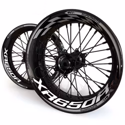 XR650R Wheel Stickers - "Checker"