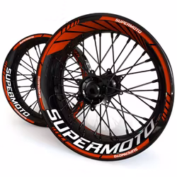 Supermoto Wheel Stickers - "Classic"