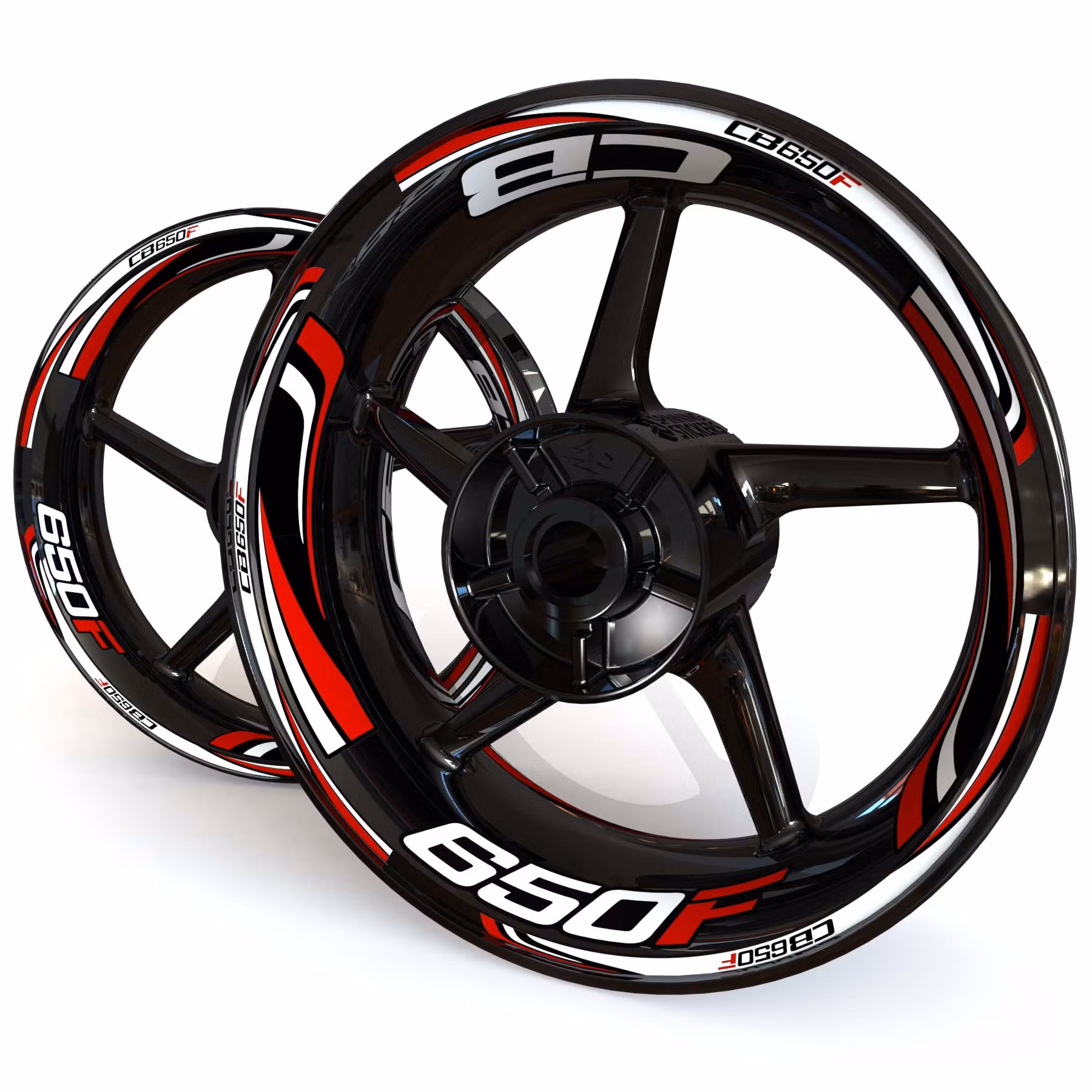 CB650F Wheel Stickers - "Wave"