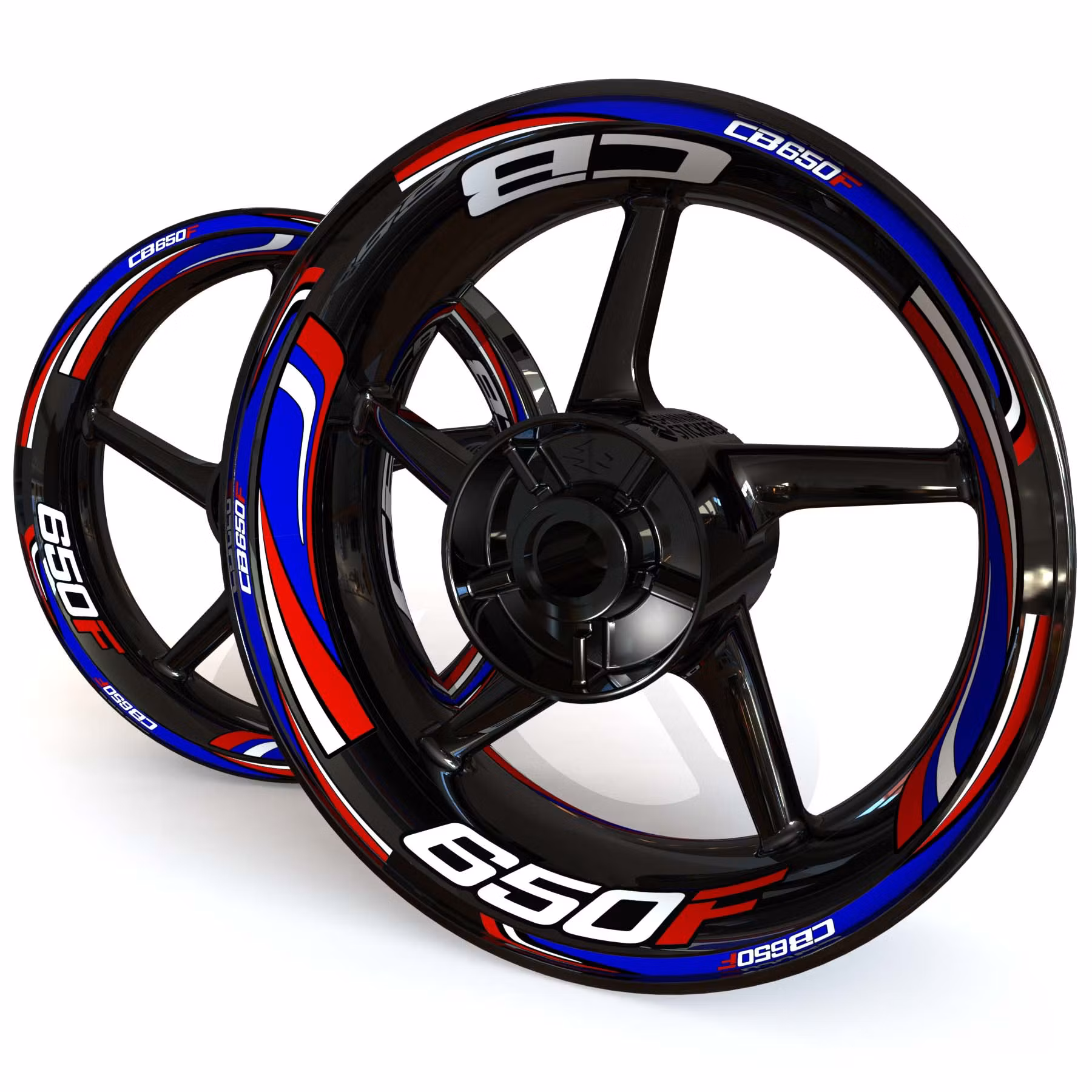 CB650F Wheel Stickers - "Wave"