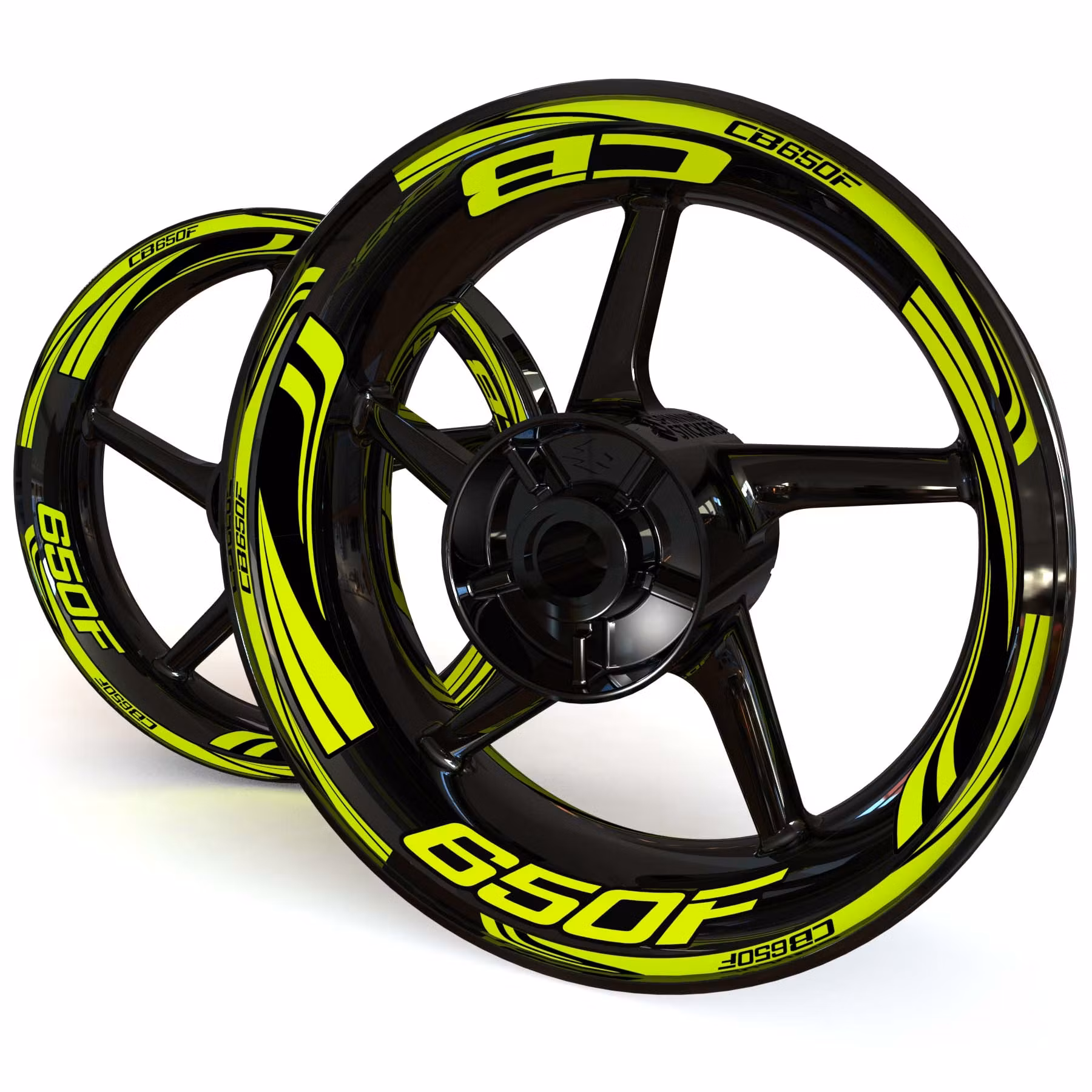 CB650F Wheel Stickers - "Wave"