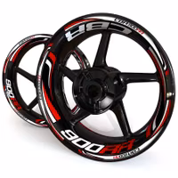 CBR900RR Wheel Stickers - "Wave"