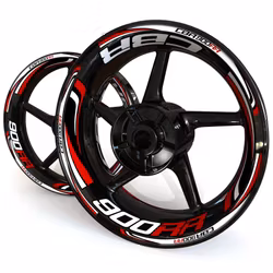 CBR900RR Wheel Stickers - "Wave"