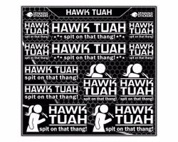 Hawk Tuah sticker kit