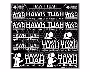 Hawk Tuah sticker kit