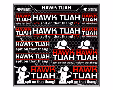 Hawk Tuah sticker kit