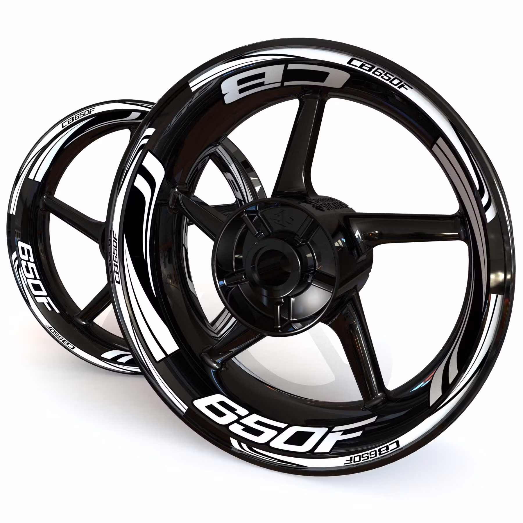 CB650F Wheel Stickers - "Wave"