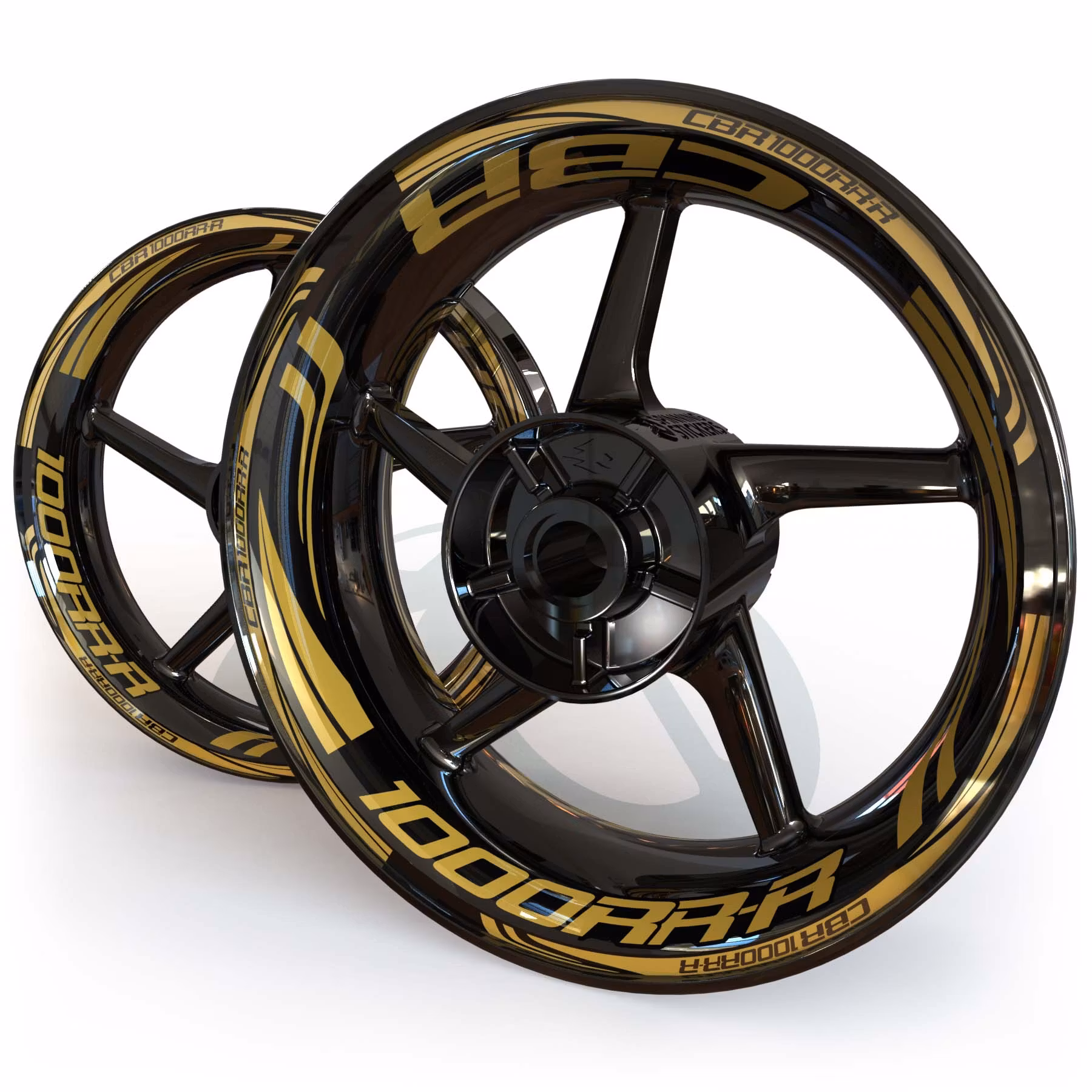 CBR1000RR-R Wheel Stickers - "Wave"