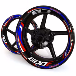 CB600F Wheel Stickers - "Wave"