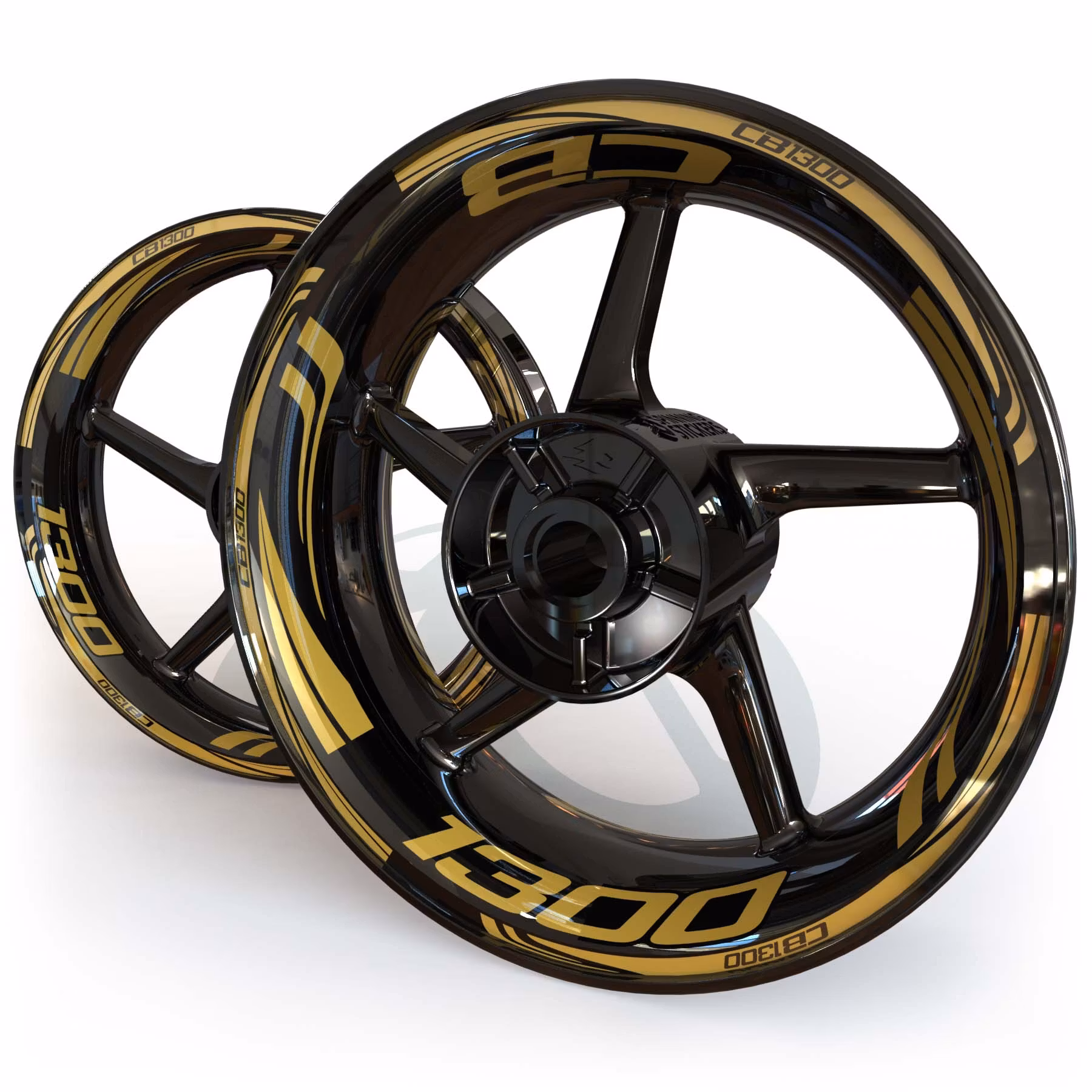CB1300 Velg Stickers - "Wave"