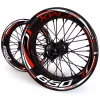 FMX650 Wheel Stickers - "Wave"