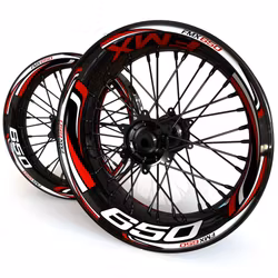 FMX650 Felgenaufkleber - "Wave"