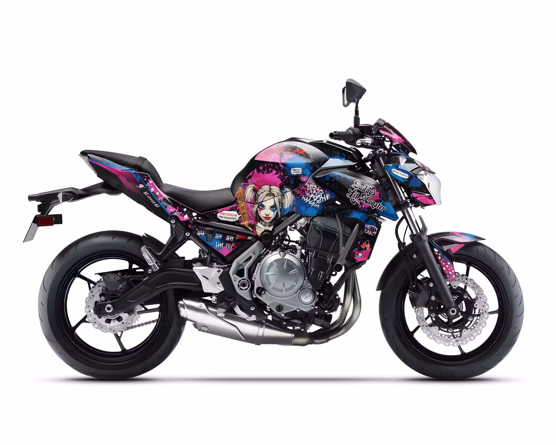 "Harley Quinn" Grafik - För "Harley Quinn" Street Bike