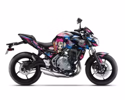 "Harley Quinn" Street Bike Graphics - Design on Demand
