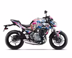 "Harley Quinn" Street Bike Graphics - Design on Demand