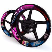"Harley Quinn" Wheel Stickers