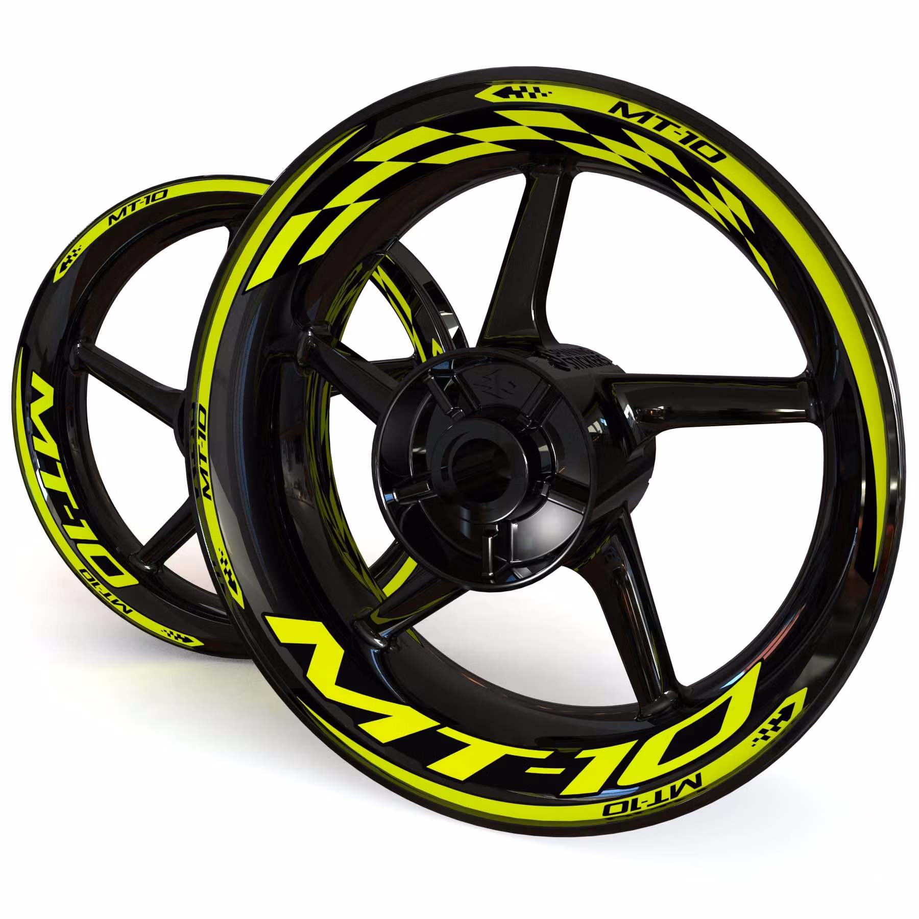 MT-10 Velg Stickers - "Checker"