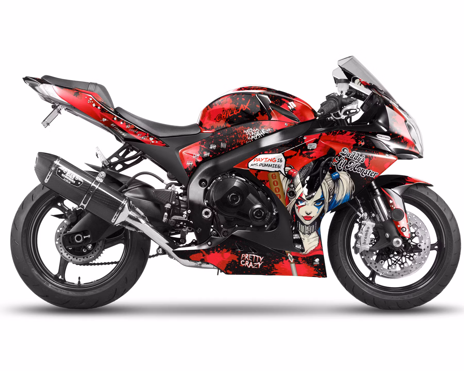 GSX-R1000 Graphics - "Harley Quinn"