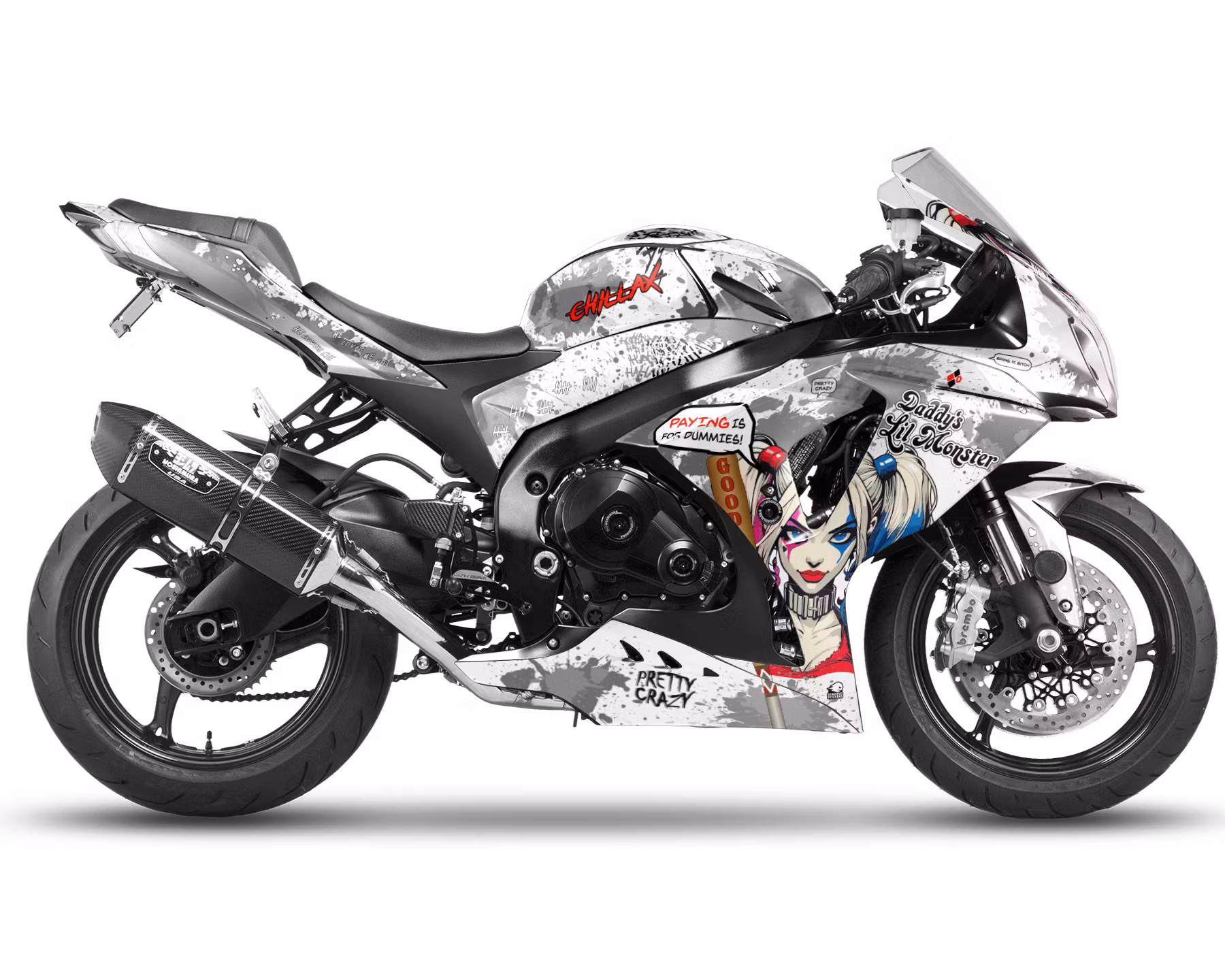 GSX-R1000 Graphics - "Harley Quinn"